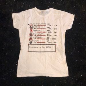 Final fantasy x Pokémon video game shirt